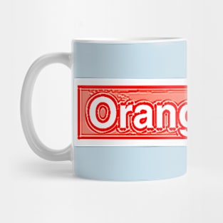 Orange Line Mug